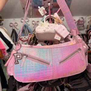 Paris Hilton Pink Iridescent Shoulder Bag